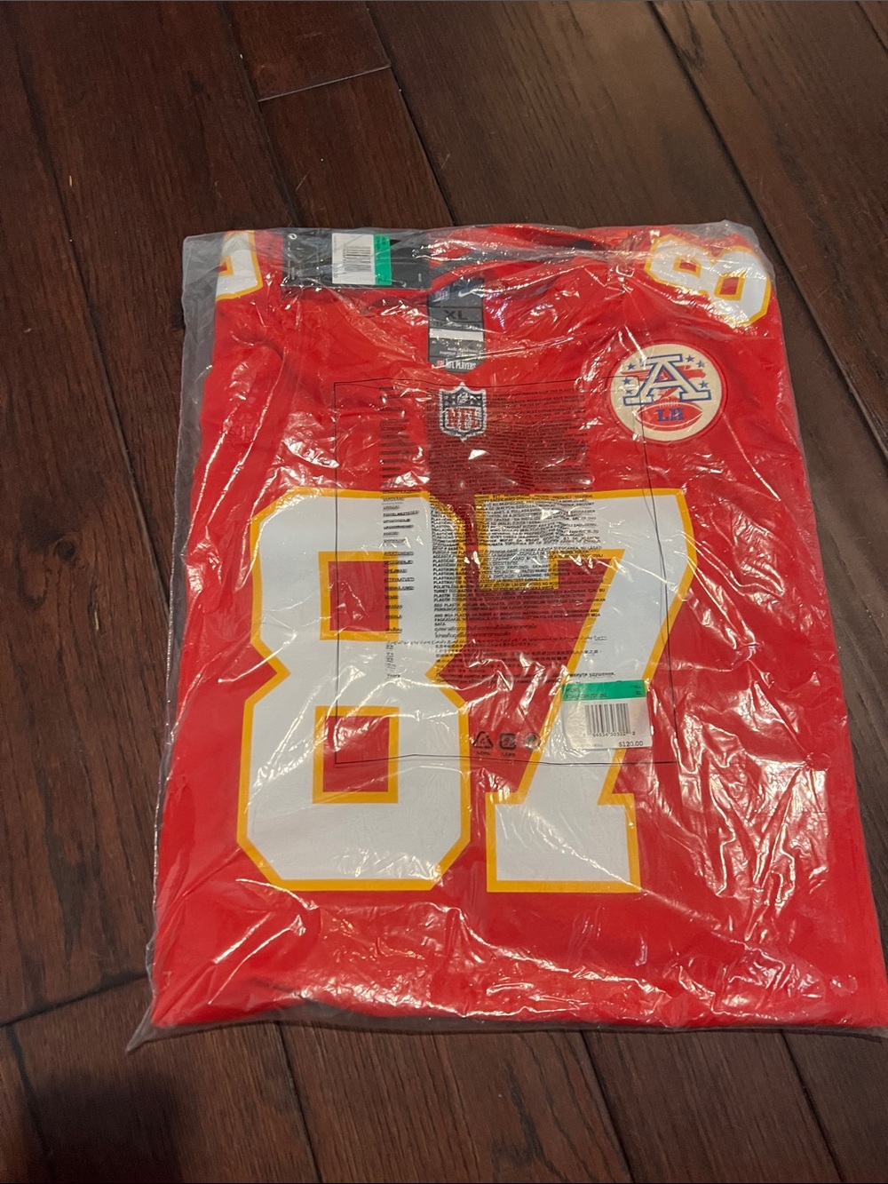 NWT NFL Kansas City Chiefs Travis Kelce #87 Game Jersey